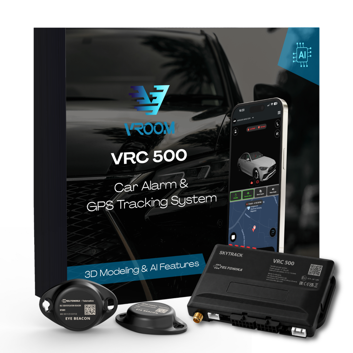 VRC 500: Advanced Tracking & Συναγερμός Αυτοκινήτου