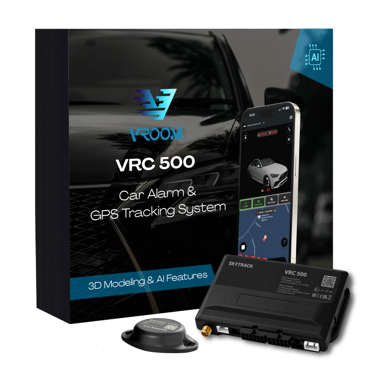 VRC 500: Advanced Tracking & Συναγερμός Αυτοκινήτου
